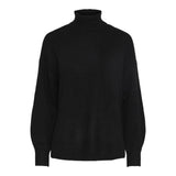 PIECES PIECES dame strik PCMALOU Restudsalg Black