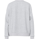 PIECES PIECES dame sweatshirt PCCHILLI Sweatshirt Light Grey Melange