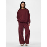 PIECES PIECES dame sweatshirt PCCHILLI Sweatshirt Tawny Port