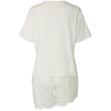 PIECES PIECES dame t-shirt PCMAVE T-shirt Cloud Dancer