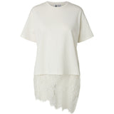PIECES PIECES dame t-shirt PCMAVE T-shirt Cloud Dancer