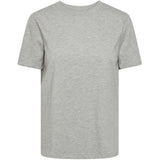 PIECES PIECES dame t-shirt PCRIA T-shirt Light Grey Melange