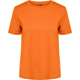 PIECES PIECES dame t-shirt PCRIA T-shirt Persimmon Orange