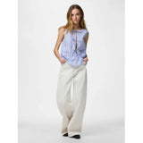 PIECES PIECES dame top PCJOLLY Top Hydrangea BRIGHT WHITE