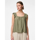 PIECES PIECES dame top PCPIA Top Deep Lichen Green