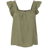 PIECES PIECES dame top PCPIA Top Deep Lichen Green