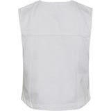 PIECES PIECES dame vest PCANNICA Restudsalg Bright White