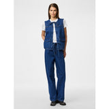 PIECES PIECES dame vest PCFENNA Restudsalg Dark Blue Denim