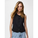 PIECES PIECES dame vest PCKAMIL Vest Black