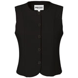 PIECES PIECES dame vest PCKAMIL Vest Black