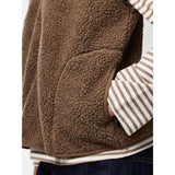 PIECES PIECES dame vest PCSADIA Vest Coffee Quartz