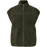 PIECES PIECES dame vest PCSADIA Vest Forest Night