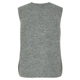 PIECES PIECES dame vest PCSILLY Restudsalg Medium grey melange