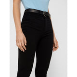 PIECES Pieces dame jeans PCHIGHSKIN Restudsalg Black