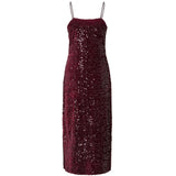PIECES Pieces dame kjole PCKAM Dress Towny port Towny Port Sequins