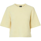 PIECES Pieces dame strik PCSILLY Knit Pale Banana MELANGE