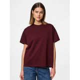 PIECES Pieces dame t-shirt PCSKYLAR T-shirt Tawny Port