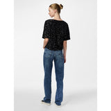 PIECES Pieces dame top PCKAM Restudsalg Black Black sequins