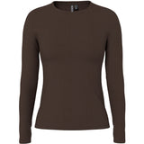 PIECES Pieces dame top PCRUKA Blouse Hot Fudge
