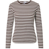 PIECES Pieces dame top PCRUKA Blouse Hot Fudge CLOUD DANCER