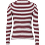 PIECES Pieces dame top PCRUKA Blouse Tawny Port CLOUD DANCER