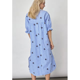 Sisters Point SISTERS POINT dame kjole IBISA Dress Blue Stripes