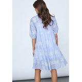 Sisters Point SISTERS POINT dame kjole IBON Dress Blue Stripes