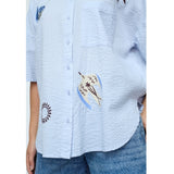 Sisters Point SISTERS POINT dame nederdel ELLA-N Shirt Stripes Emb