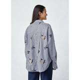 Sisters Point SISTERS POINT dame skjorte ENOLA Shirt Navy Emb