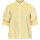 Sisters Point SISTERS POINT dame skjorte ISOLA Shirt Yellow Stripe