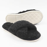 SHOES Sia dame hjemmesko YL-67 Restudsalg Black