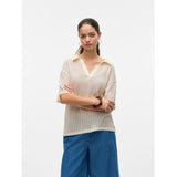 Vero Moda VERO MODA DAME POLO TOP VMCAILEY Shirt Birch