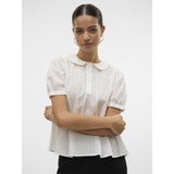 Vero Moda VERO MODA DAME TOP VMROXANNE Shirt Snow white