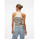 Vero Moda VERO MODA DAME TOP VMSABA Top Birch Stripes black