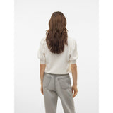 Vero Moda VERO MODA Dame Pullover VMDoffy Knit Snow White MELANGE