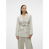 Vero Moda VERO MODA dame blazer VMOMARI Restudsalg Light Grey Melange