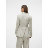 Vero Moda VERO MODA dame blazer VMOMARI Restudsalg Light Grey Melange