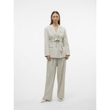 Vero Moda VERO MODA dame blazer VMOMARI Restudsalg Light Grey Melange