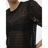 Vero Moda VERO MODA dame bluse VMBECCA Restudsalg Black