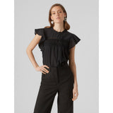 Vero Moda VERO MODA dame bluse VMTRINE Top Black