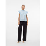 Vero Moda VERO MODA dame bluse VMTRINE Top Cashmere Blue