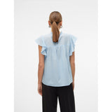 Vero Moda VERO MODA dame bluse VMTRINE Top Cashmere Blue
