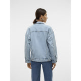 Vero Moda VERO MODA dame jakke VMTESSA Denim Jacket Light Blue Denim Detail RA339