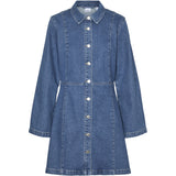 Vero Moda VERO MODA dame kjole VMHILJA Restudsalg Medium blue denim
