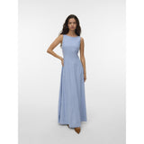 Vero Moda VERO MODA dame kjole VMNORMA Dress Light Blue MELANGE