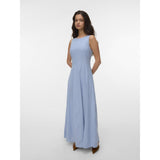 Vero Moda VERO MODA dame kjole VMNORMA Dress Light Blue MELANGE