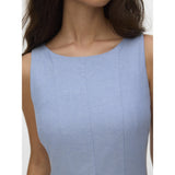 Vero Moda VERO MODA dame kjole VMNORMA Dress Light Blue MELANGE