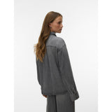 Vero Moda VERO MODA dame skjorte AWLUCEA Shirt Medium Grey Denim
