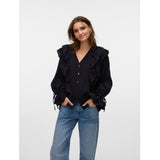 Vero Moda VERO MODA dame skjorte VMKAUSA Shirt Black