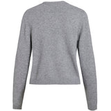 VILA VILA DAME CARDIGAN VIRIL SHORT L/S KNIT CARDIGAN-NOOS Cardigan Medium grey melange